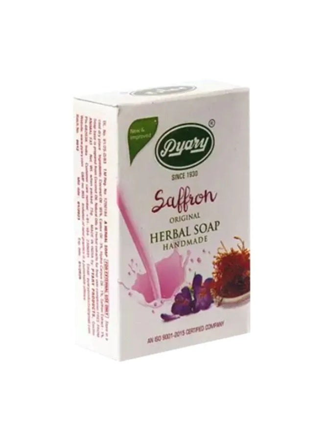 بياري صابون الزعفران الأصلي المصنوع يدوياً، 75 غرام (عبوة من 12 قطعة) - Image 2